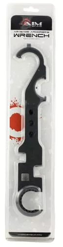 Aim Sports PJTW3 Combo WrenchBlack Powder Coated Steel Metal AR Platform