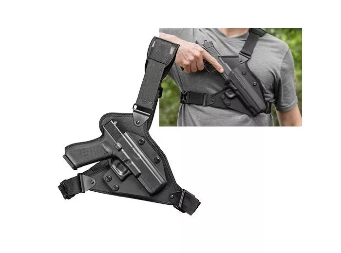 Alien Gear Holsters Alien Cloak Chest Holster for Taurus - Black CCH0435RHR