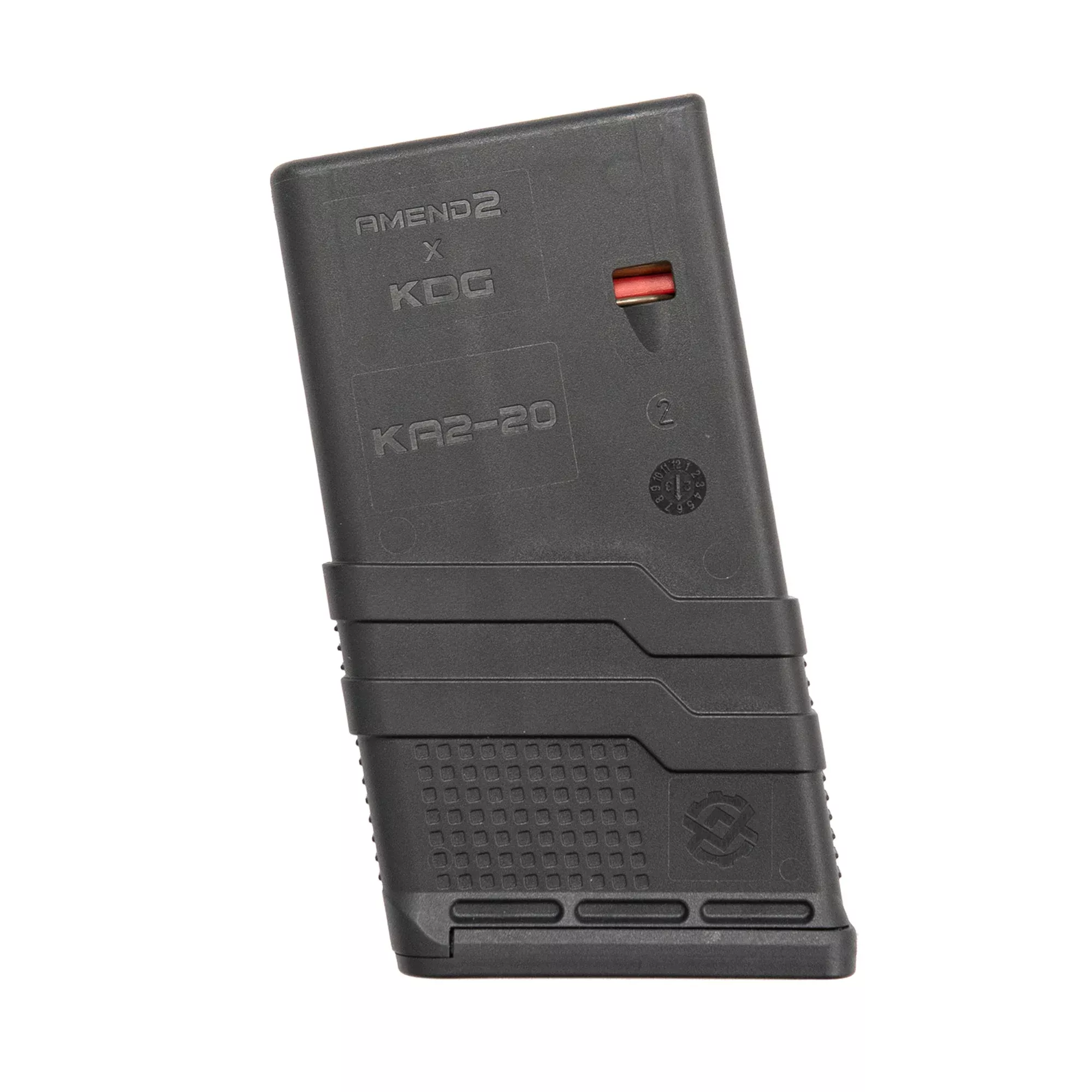 Amend2 SCAR 17 20-Round Magazine in Black - Part AMSCARMOD3BLK20
