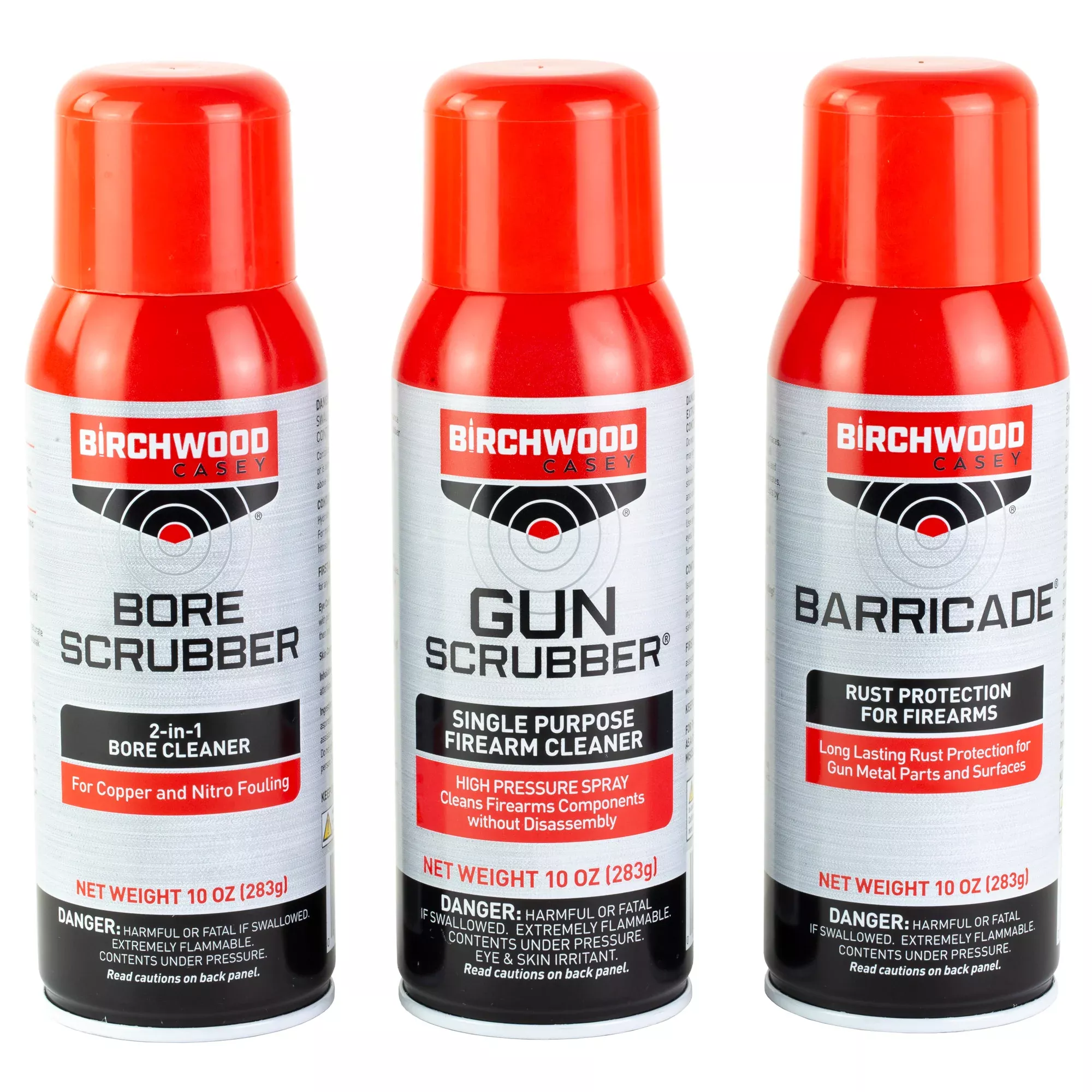Birchwood Casey 1-2-3 Aerosol Value Pack - 10 oz Aerosol Can for Gun Cleaning and Maintenance