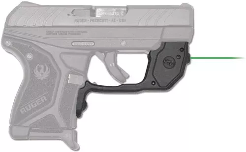Crimson Trace LaserGuard Polymer Laser Sight for Ruger LCP II – Green Laser, Trigger Guard Mount