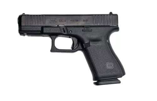 Glock 19 V 9mm Luger FS Semi-Auto Pistol with 10-Round Capacity and Black Finish
