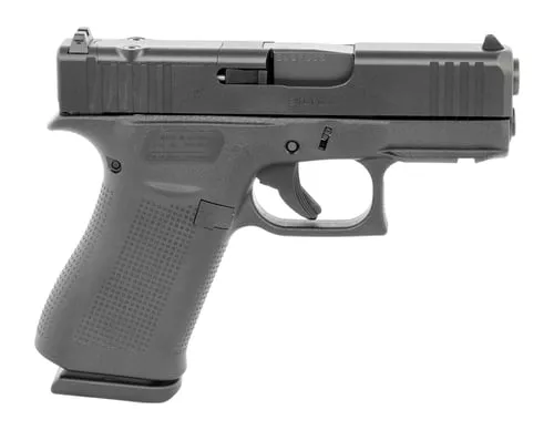 Glock 43x MOS Handgun 9mm Luger 15rd Magazines (2) 3.41 Barrel Black FS with Front Rails