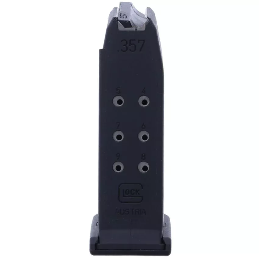 Glock G33 .357 SIG 9-Round Magazine - Black Polymer for Glock 33