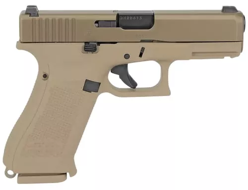 Glock V-Series Model 19x Handgun 9mm Luger 10rd Magazines (3) 4.02 Barrel FDE US Made