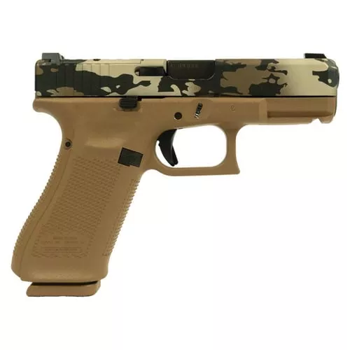 Glock V-Series Model 19x OR Camo Handgun 9mm Luger 17rd Magazines (3) 4.02 Quad Ported Barrel
