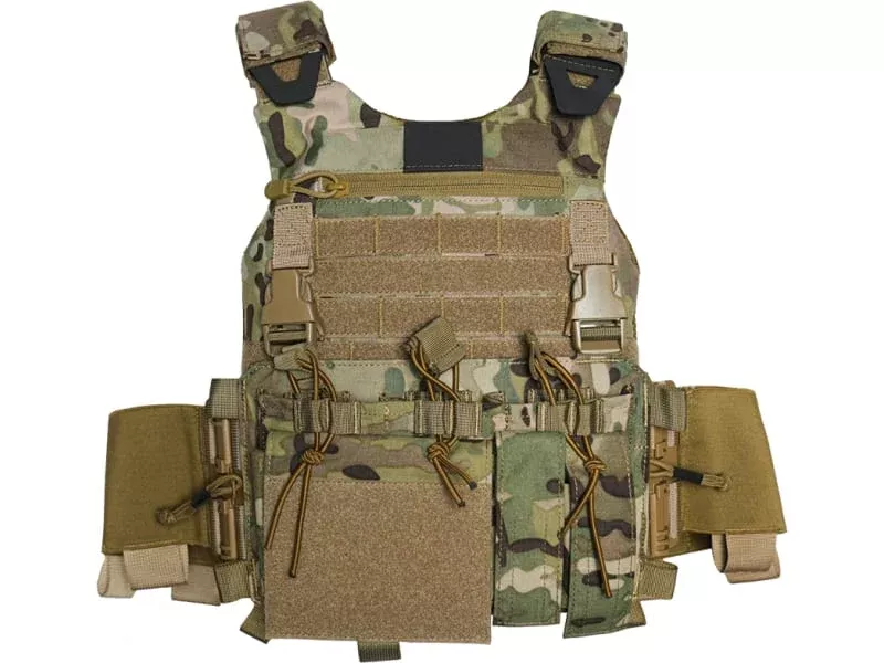 Guard Dog Security TraKR Plate Carrier MultiCam with Placard (TRAKR-MC-PRO)