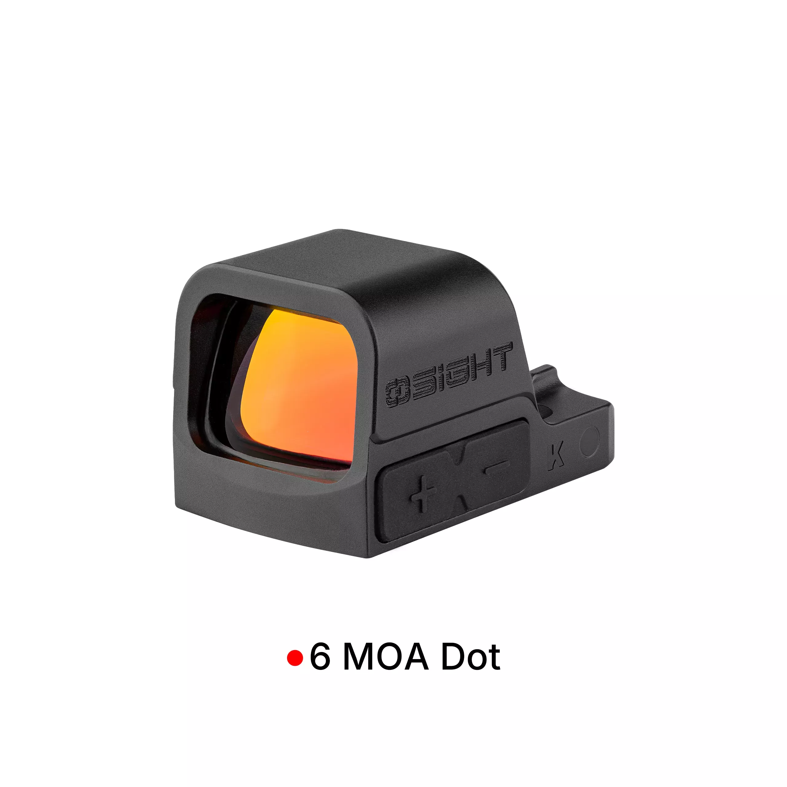 Osight OSIGHT K Red Dot Sight with 6 MOA Dot – Compact RMSc Footprint, Black