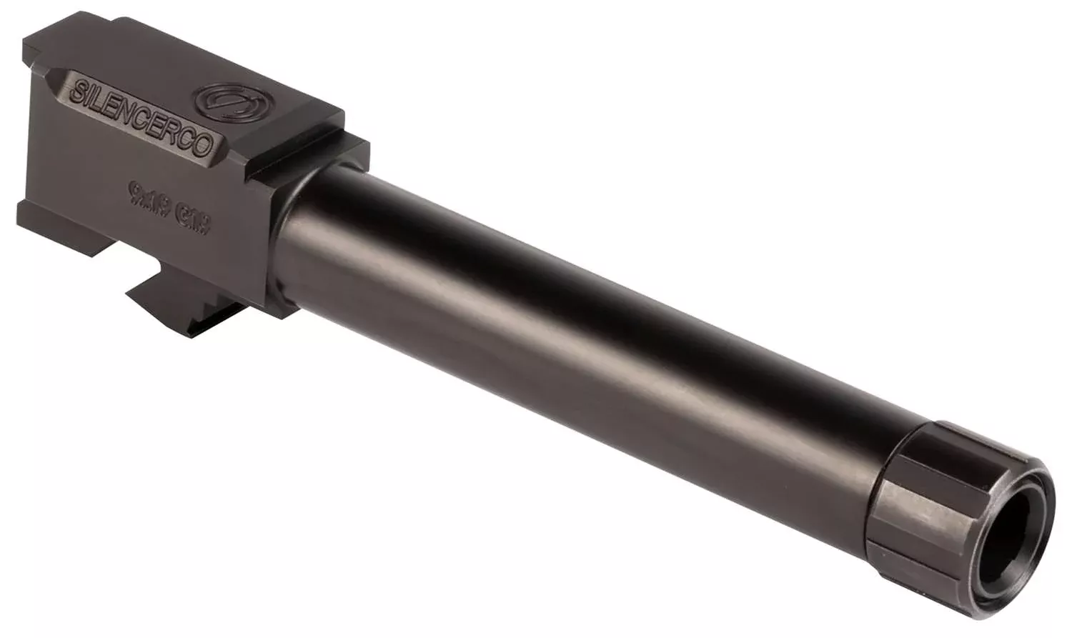 Silencerco Threaded Barrel for Sig P365XL - 9mm Stainless Steel, Black Nitride Finish